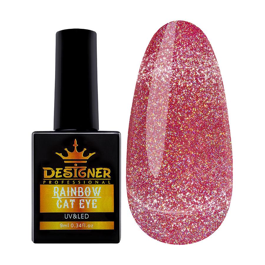 ГЕЛЬ-ЛАК DESIGNER RAINBOW CAT EYE №07, 9 МЛ