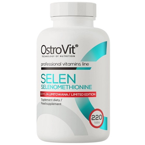 Вітаміни і мінерали OstroVit Selenium 200 mcg (220 таблеток.)