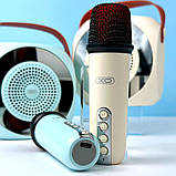 Портативна колонка караоке система XO F42 Dazzling RGB з мікрофоном, фото 7