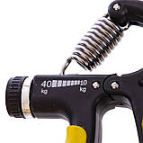 Еспандер Ножиці еспандер кистьовий пружинний регульований 10-40кг JELLO JLA508, фото 6