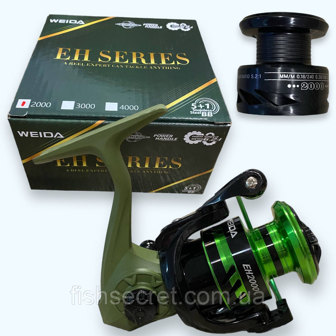 Котушка безінерційна Weida EH 5+1 2000