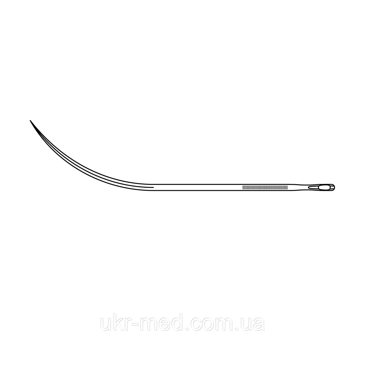1В2 1,8х108 Голка анатомічна пряма із зігнутим кінцем Quality Needles