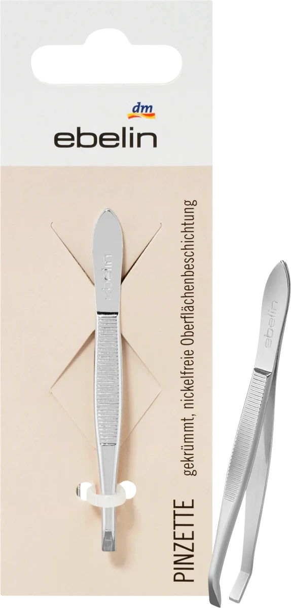 Пінцет для брів ebelin Pinzette Gekrümmt, 1 шт