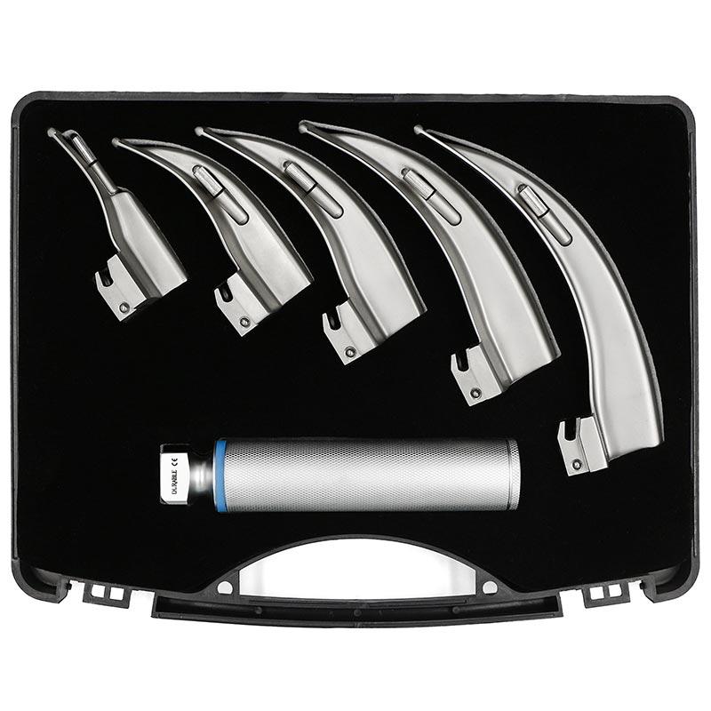 Набір ларингоскопів Макінтош (McIntosh) 5 клинків (№ 0, 1, 2, 3, 4), фото 1