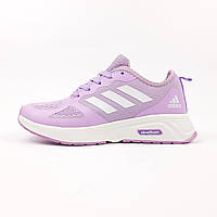 Женские кроссовки Adidas Адидас Cloudfoom, бузковые. 39