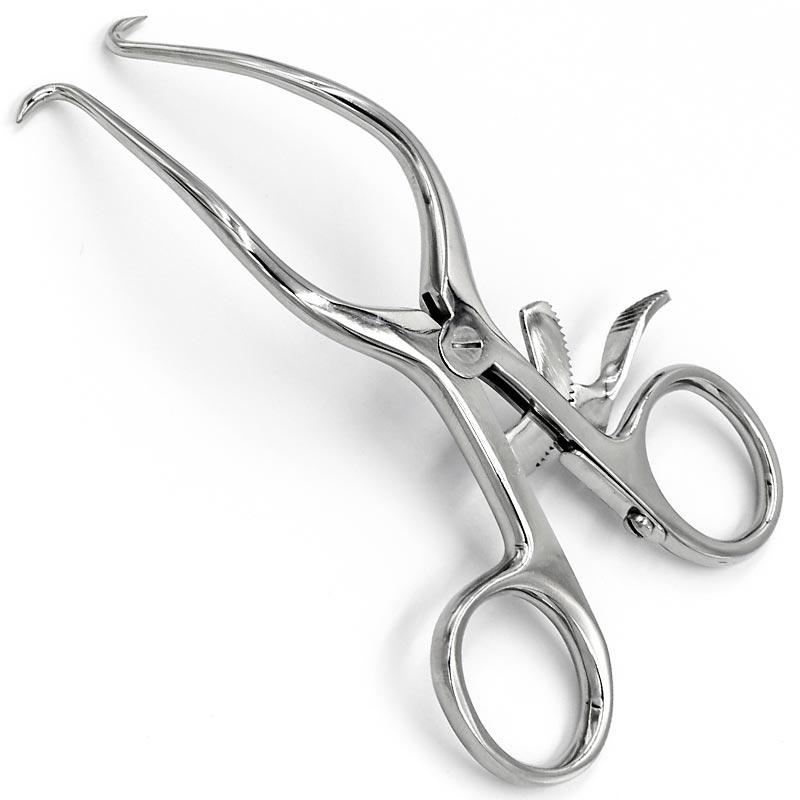 Ранорозширювач Гелпі 1х1 зубець, 110 мм (Gelpi-Loktite), типу Ліра, з кремальєрою, фото 1