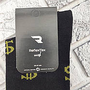 Шкарпетки чоловічі високі весна/осінь р.25-27 чорні $ ReflexTex 30036883, фото 8