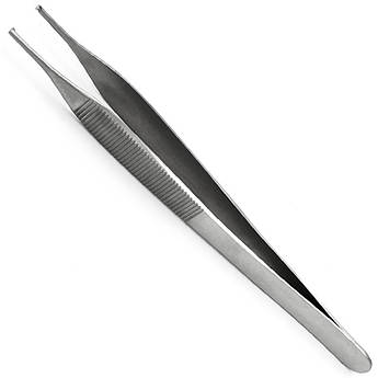 Пінцет Адсона (Adson) хірургічний, 1/2 зуба, 150 мм