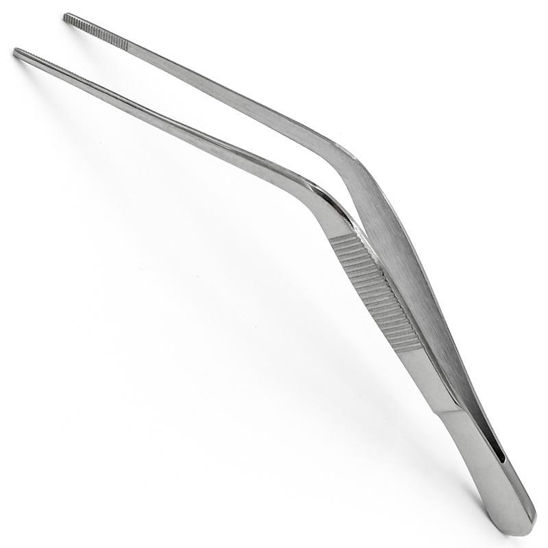 Пінцет вушний горизонтально-зігнутий анатомічний, 105 мм, по Трьольч (Troeltsch), фото 1