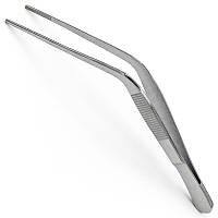 Пінцет вушний горизонтально-зігнутий 140 мм анатомічний по Вільде (Wilde)