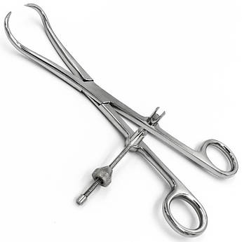 Кісткотримач Ольє прямий з гвинтовим фіксатором, 210 мм