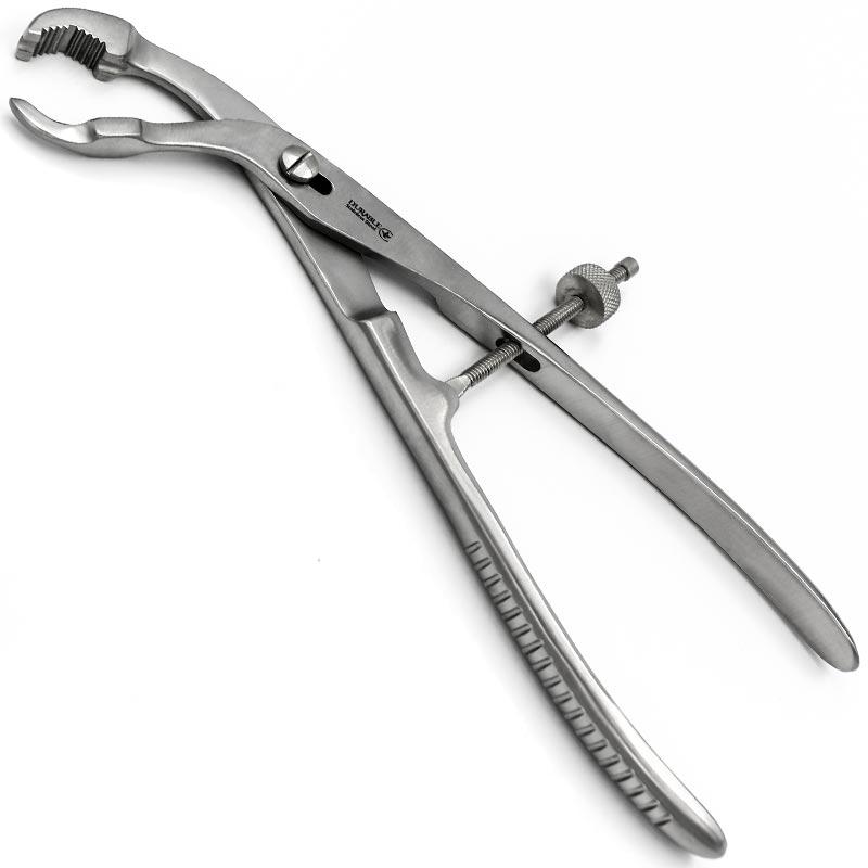 Кісткотримач зігнутий з гвинтовим фіксатором, 260 мм, Вербрюгге (Verbrugge), фото 1