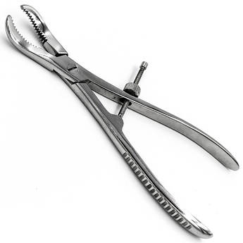 Кісткотримач прямий з гвинтовим фіксатором, 200 мм