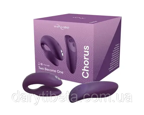 Вібромасажер для пар We-Vibe Chorus, Purple + подарунок