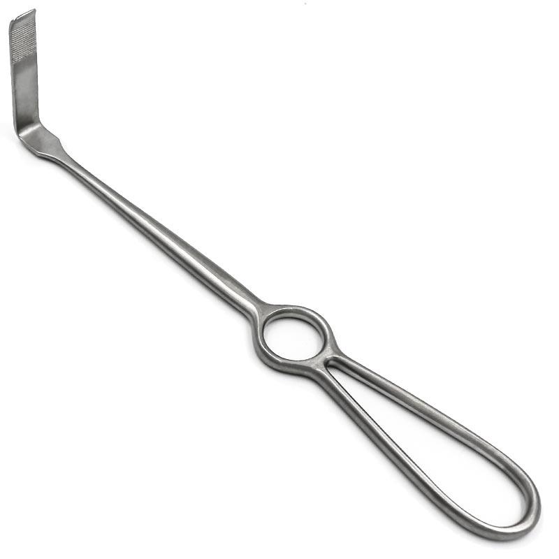 Ретрактор Кохера-Лангенбека (Kocher-Langenbeck), 50 мм х 11 мм, з насічкою, 215 мм, фото 1