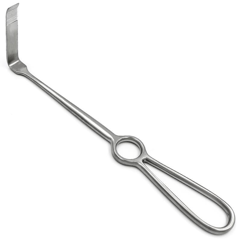 Ретрактор Кохера-Лангенбека (Kocher-Langenbeck), 60 мм х 12 мм, з насічкою, 215 мм, фото 1