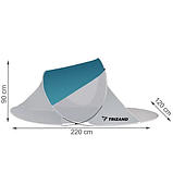 Намет пляжний Trizand бірюзово - сірий 10182, фото 3