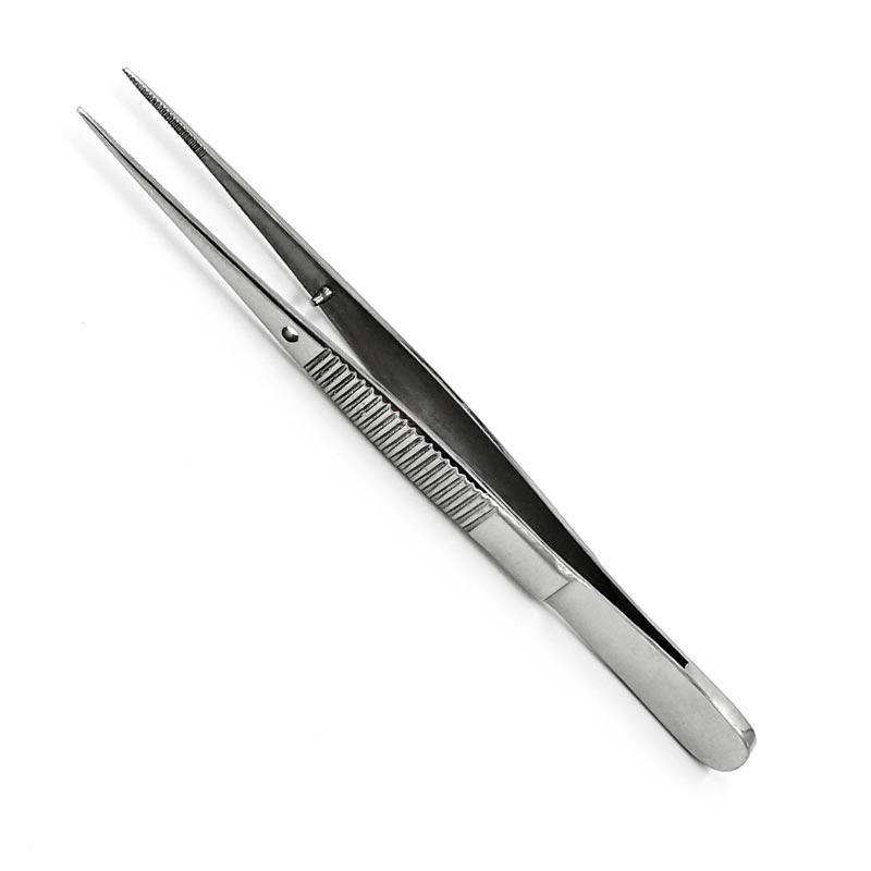 Пінцет анатомічний офтальмологічний, 100 мм x 0,6 мм, Семкін (Semkin), фото 1