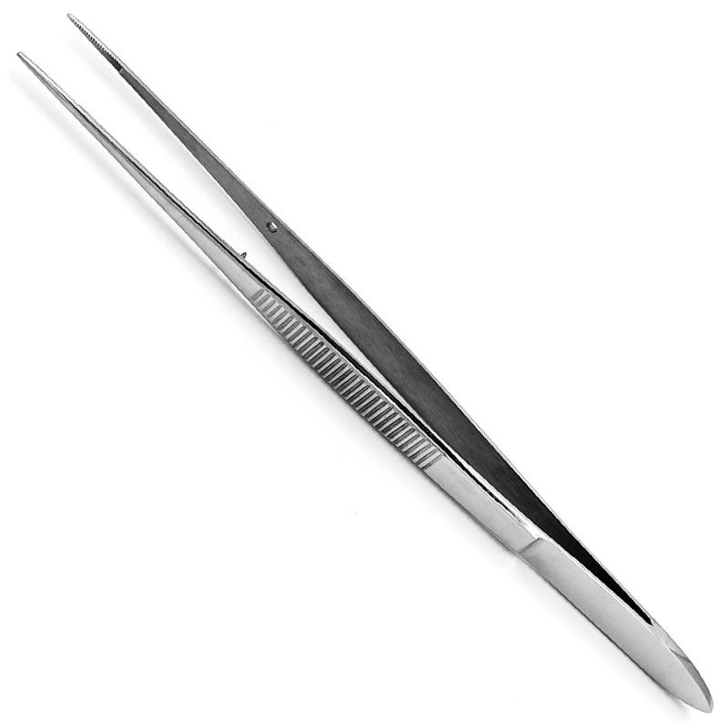 Пінцет анатомічний офтальмологічний Семкін (Semkin), 150 мм x 0,6 мм, фото 1