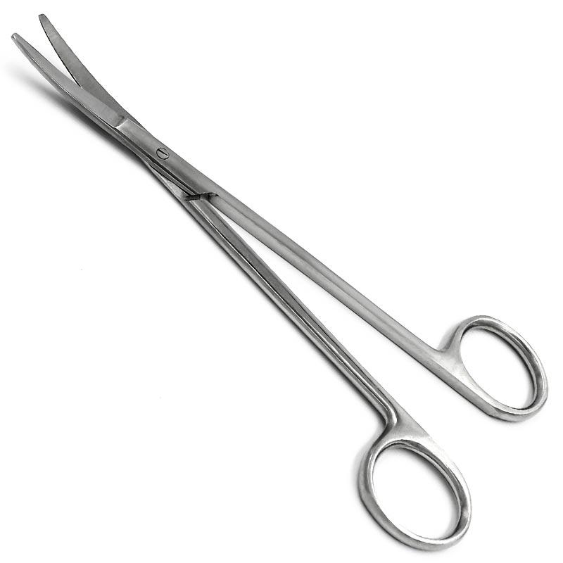 Ножиці хірургічні зігнуті, 150 мм за Мікстером (Mixter), фото 1