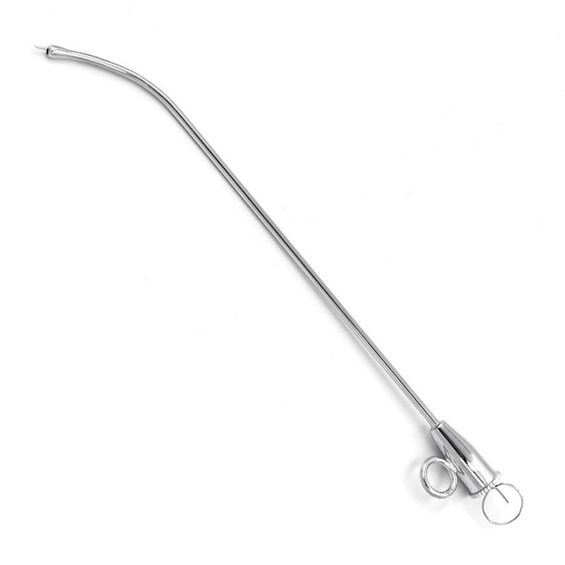 Катетер вушний металевий №2, зігнутий, 140 мм, ø 3,0 мм, № 2, фото 1