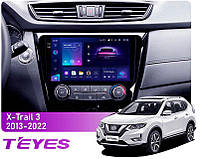 Штатная магнитола Teyes CC3 2k 6+128 Gb Nissan Qashqai, X-Trail 3 T32 2013-2022 Manual air conditioning (F1)