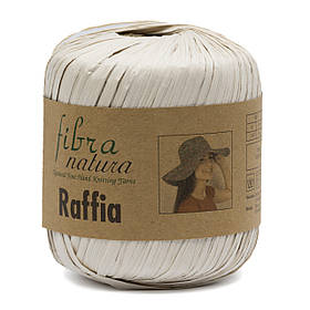 Пряжа Raffia Fibranatura, колір Слонової кістки