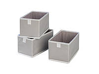 Розбірні тканинні кошики для зберігання Livarno Home 26.5x13.5x13.5см