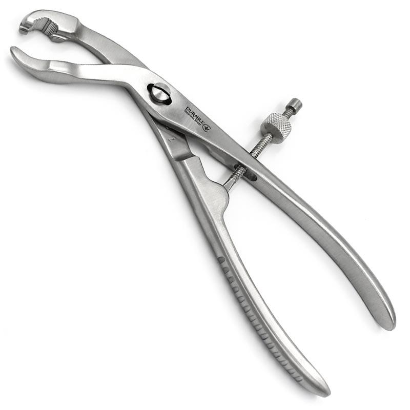 Кісткотримач Вербрюгге (Verbrugge) зігнутий з гвинтовим фіксатором, 190 мм, фото 1