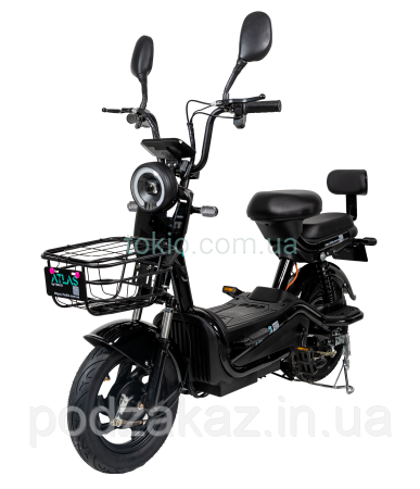 Електроскутер Atlas Elegant Black HLZ, фото 1