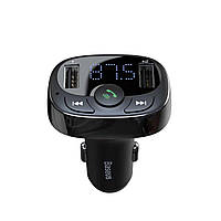 Автомобильное зарядное устройство с fm-модулятором Baseus T Shaped S-09A Car bluetooth MP3 Player