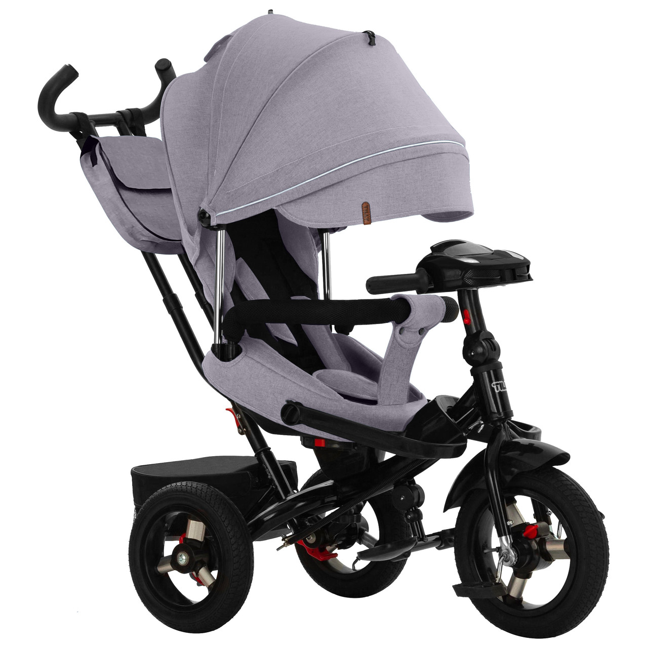Велосипед триколісний TILLY Impulse T-386/2 Beige (поворотне сидіння, тканина льон)