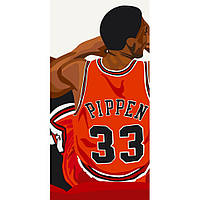 Картина по номерам СКОТТИ ПИППЕН. Баскетболисты 40*80 см Art Craft 10067-AC