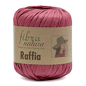 Пряжа Raffia Fibranatura, колір Півонія