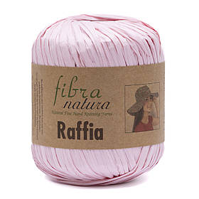 Пряжа Raffia Fibranatura, колір Ніжно-рожевий