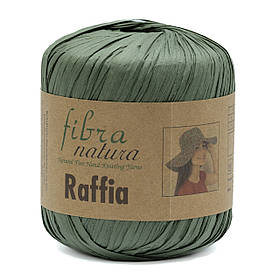 Пряжа Raffia Fibranatura, колір Оливковий