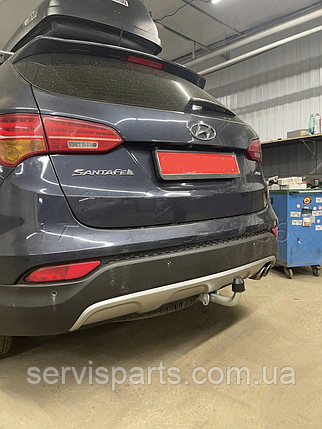 Фаркоп Hyundai Santa Fe 3 DM 2012-2020 (Хендай Санта Фе 3) оцинкований, фото 1