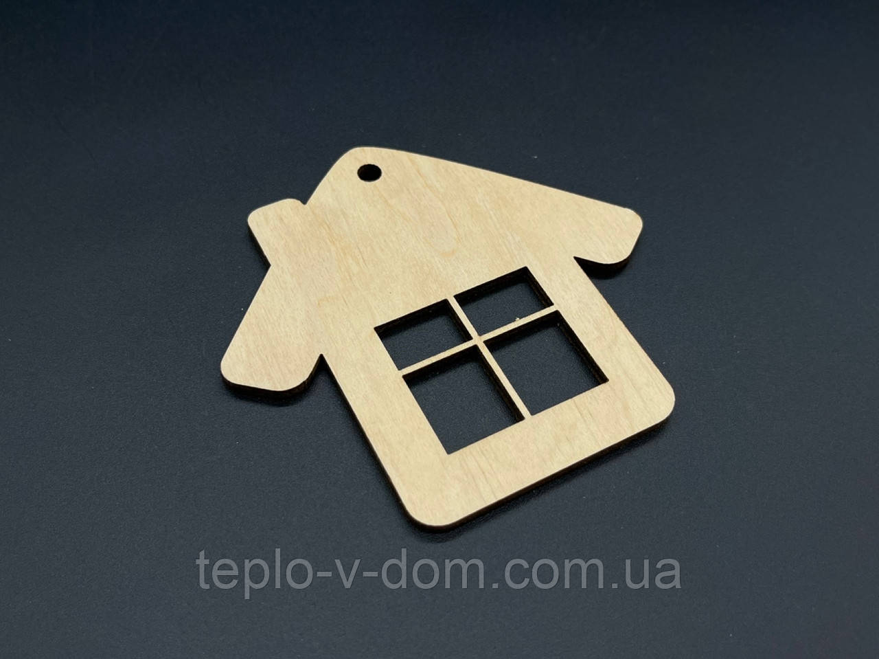 Дерев'яна новорічна іграшка. Фанера. 9см