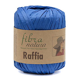 Пряжа Raffia Fibranatura, колір Блакитний джинс