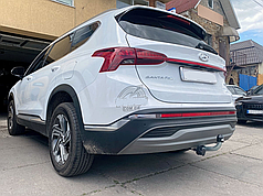 Фаркоп Hyundai Santa Fe IV 2020-2023 (Хендай Санта Фе 4) оцинкований