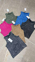 Майка — топ жіночий у рубчик без рукава