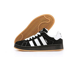Жіночі кросівки Adidas Campus 00s x KORN Black White / Адідас Кампус 00 КОРН Чорні з білим