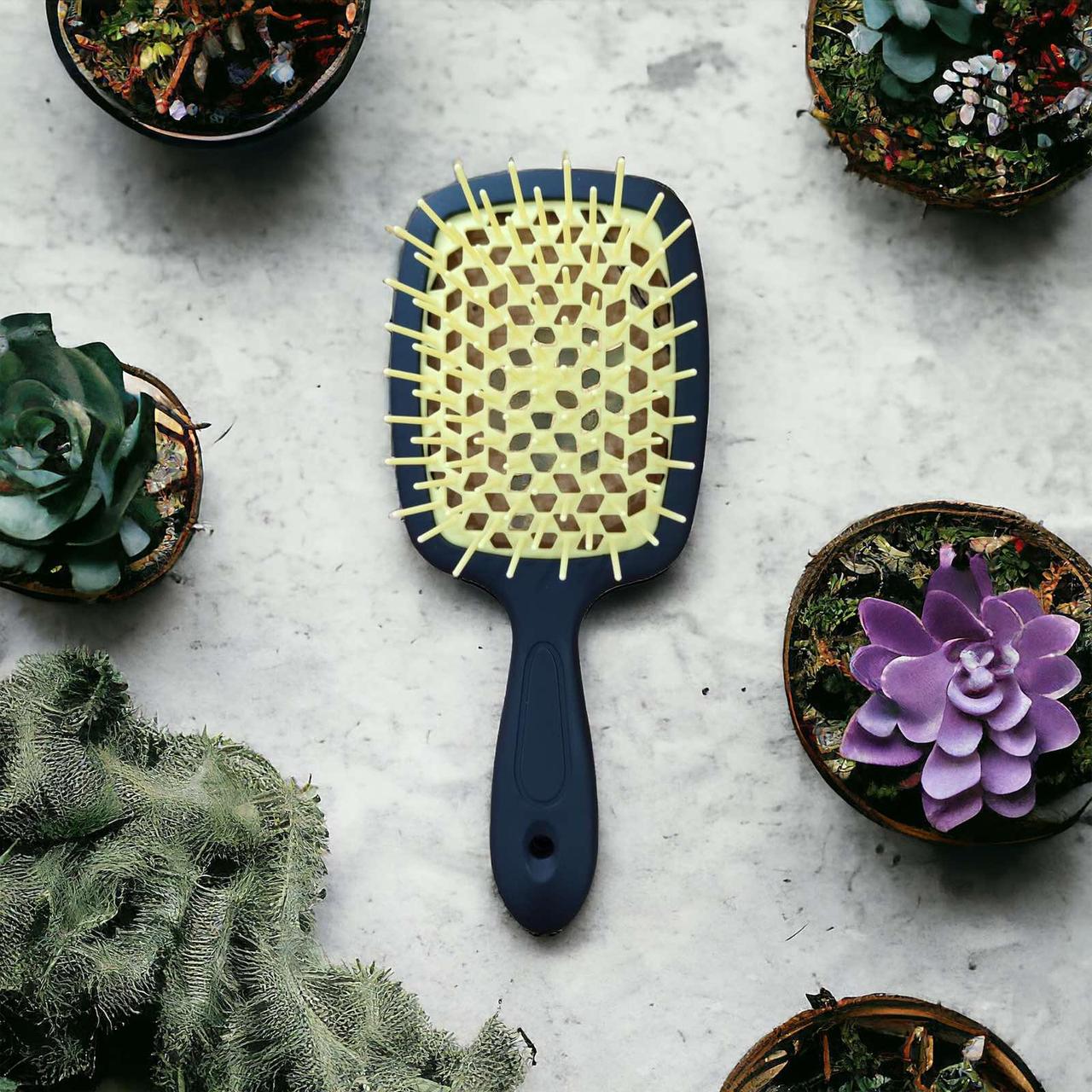 Гребінець для волосся Супер Браш hollow comb, фото 1