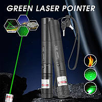 Лазерная указка зеленая Green JD-303 | Мощная лазерная указка | 1000 mW 10000 метров