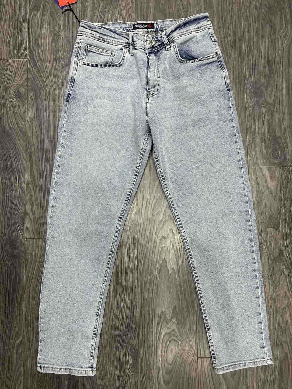 Джинси МОМ чоловічі BLACKZI 30-38 арт.1293, 34, Блакитний