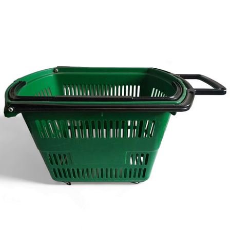 Б/у Пластикові кошики для магазину, супермаркету, купівельні кошики, фото 2