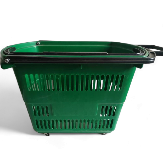 Пластикові кошики для магазину, супермаркету, кошики купівельні