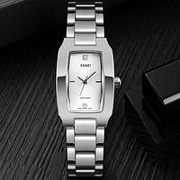 Женские классические наручные часы  Skmei 1400 SI цвет серебро