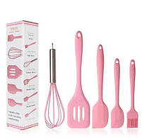 Набір кухонного приладдя kitchenWare 5 предметів, pink