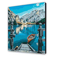 Картина по номерам "Горное озеро" размер 40 х 50 см, код 10625